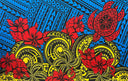 Polyester Sarong Polynesian Tattoo Print