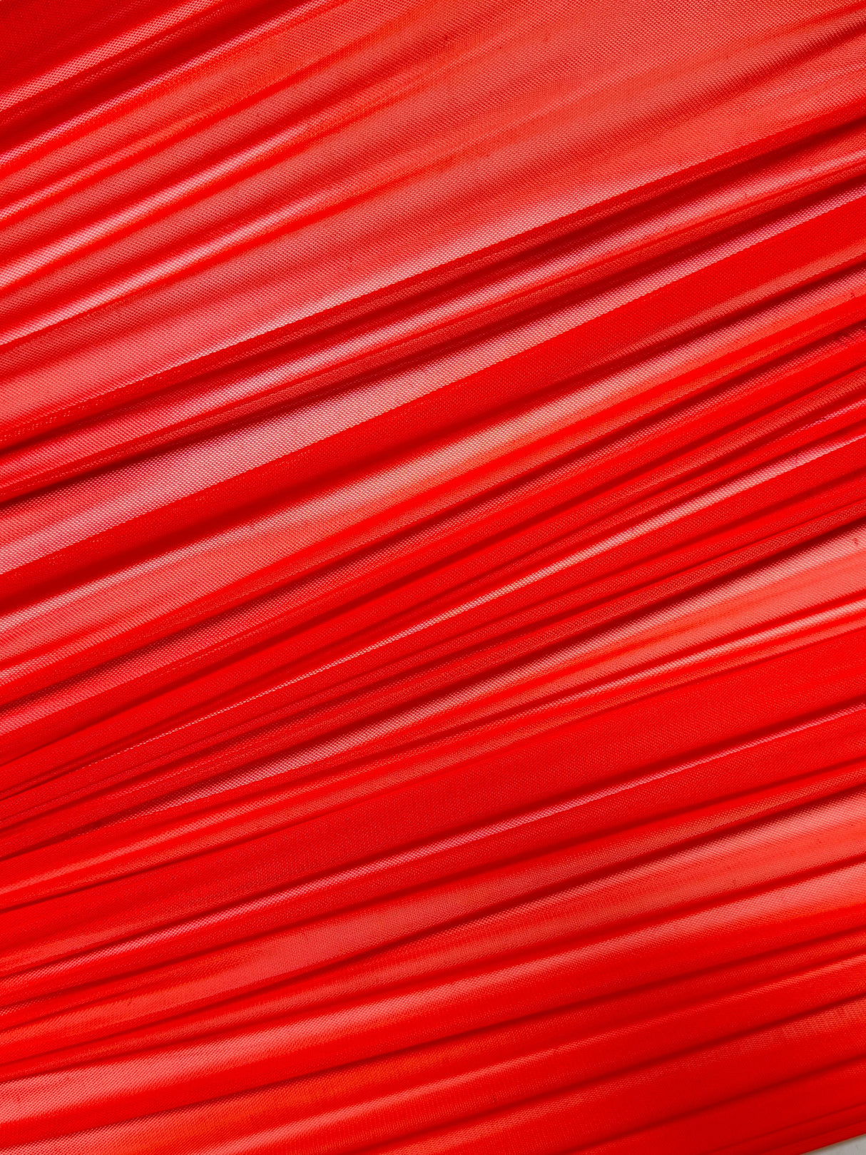 Orange 4 Way Stretch Power Mesh