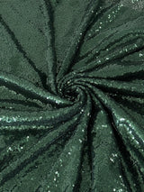 Stretch Sequin on Mesh Hunter Green