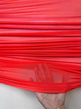 Orange 4 Way Stretch Power Mesh