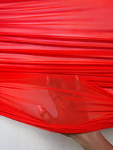 Orange 4 Way Stretch Power Mesh
