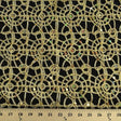 Gold Corded Lace Fabric
