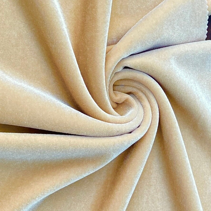 Champagne Stretch Velvet