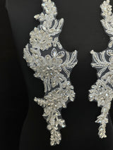 Silver Rhinestone Applique