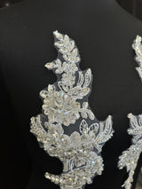 Silver Rhinestone Applique