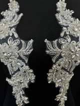 Silver Rhinestone Applique