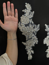 Silver Rhinestone Applique