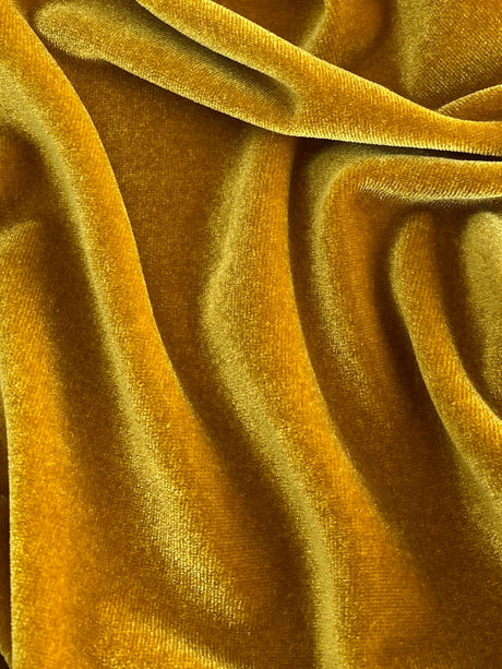 Stretch Velvet Gold