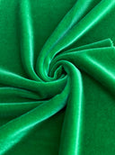Kelly Green Stretch Velvet