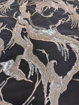 Sequin Embroidered Mesh Lace