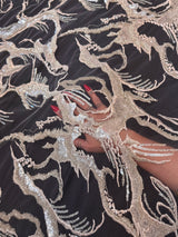 Sequin Embroidered Mesh Lace