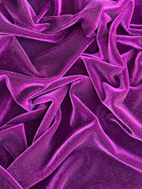 Stretch Velvet Magenta