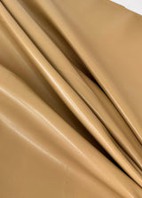 Stretch Faux Leather Caramel