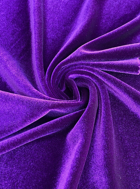 Purple Stretch Velvet