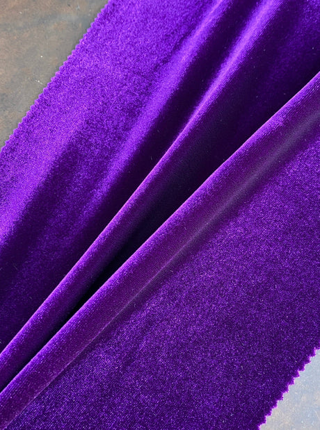 Purple Stretch Velvet