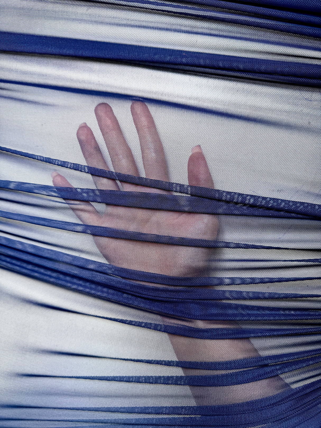 Navy 4-Way Stretch Power Mesh