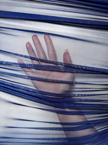 Navy 4-Way Stretch Power Mesh