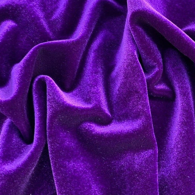 Purple Stretch Velvet