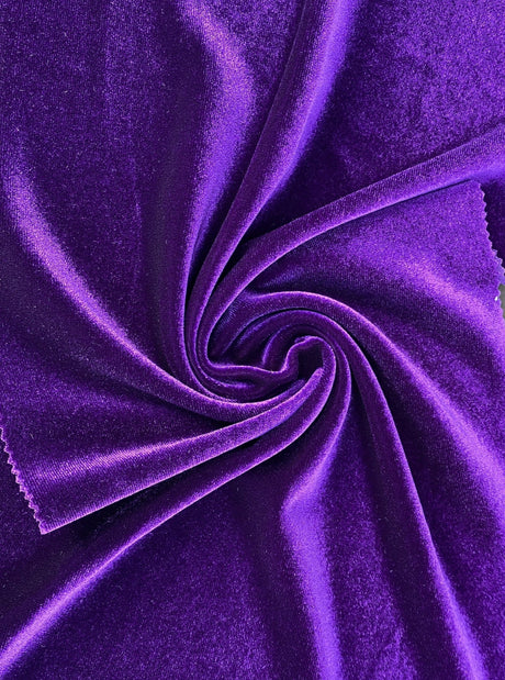 Purple Stretch Velvet