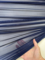Navy 4-Way Stretch Power Mesh