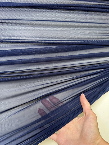 Navy 4-Way Stretch Power Mesh