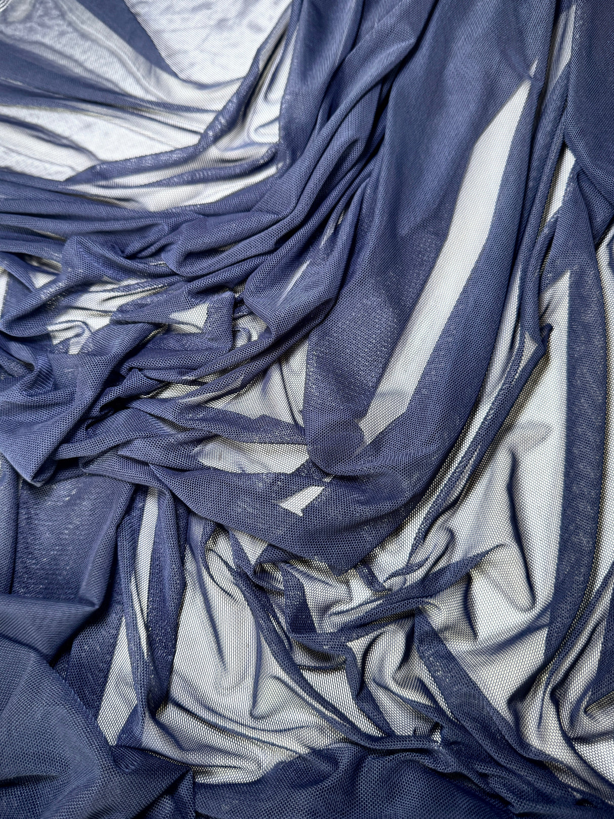 Navy 4-Way Stretch Power Mesh