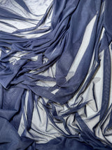 Navy 4-Way Stretch Power Mesh
