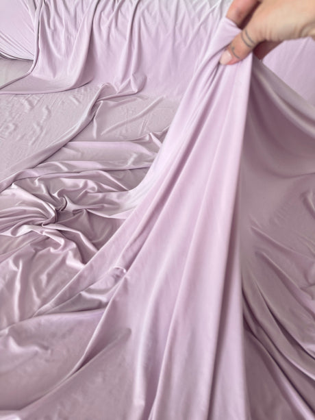 Shiny Blush Double Brushed DTY Jersey