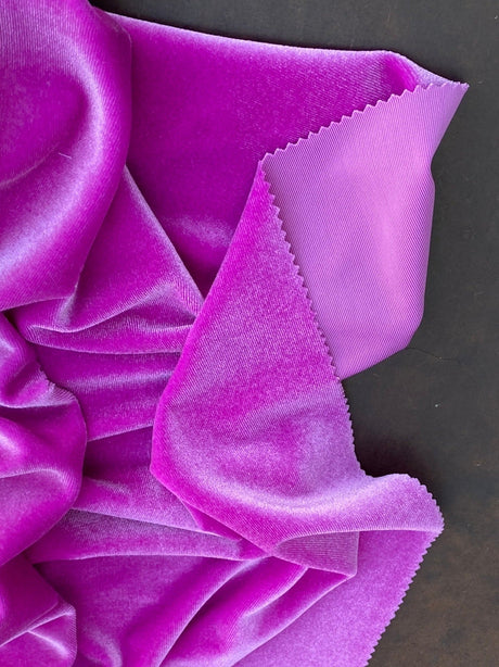 Stretch Velvet Pinkberry