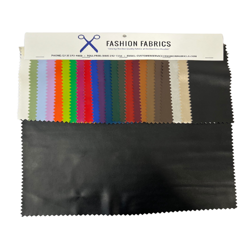 Faux Leather Vinyl Fabric Two Way Stretch