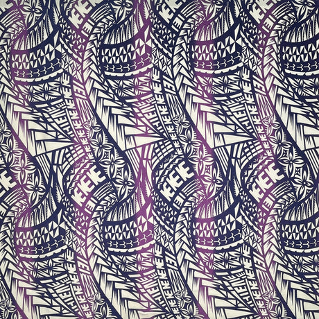 Cotton Muslin Traditional Polynesian Tattoo Fabric