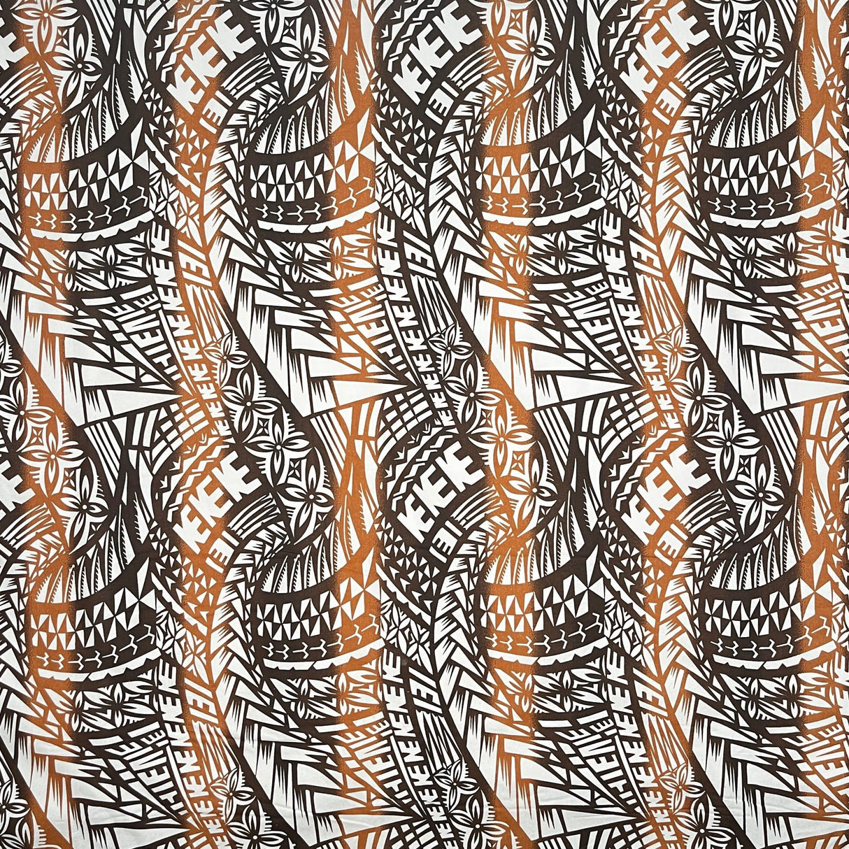 Cotton Muslin Traditional Polynesian Tattoo Fabric