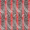 Cotton Muslin Traditional Polynesian Tattoo Fabric