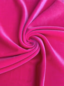 Stretch Velvet Neon Pink