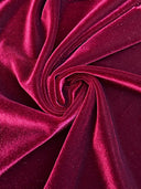 Stretch Velvet Burgundy