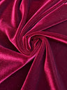 Stretch Velvet Burgundy