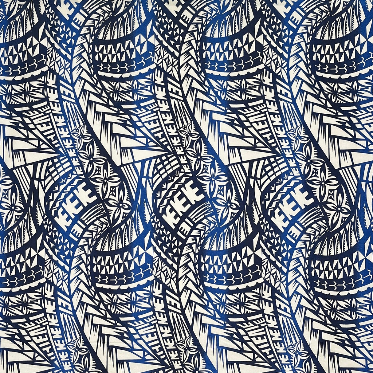 Cotton Muslin Traditional Polynesian Tattoo Fabric