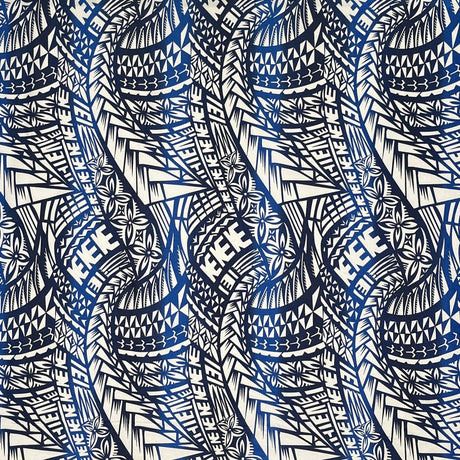 Cotton Muslin Traditional Polynesian Tattoo Fabric