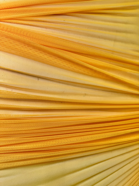 Yellow 4-Way Stretch Power Mesh