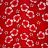 Hibiscus Traditional Tattoo Background Cotton Fabric - 100% Cotton Fabric, Tropical Floral Tattoo Background, 45" Width (1 Yard)