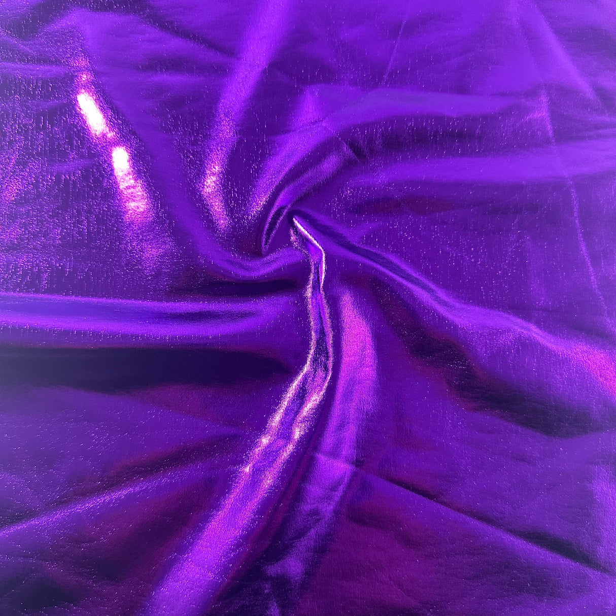 Foil Spandex Fabric 2-Way Stretch Metallic