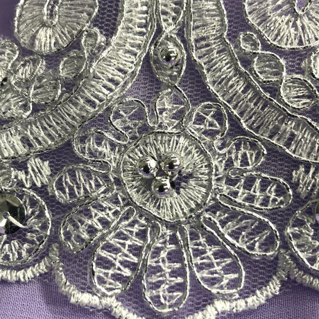 Beaded Corded Lace Trim
