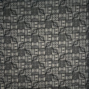 Traditional Polynesian Tapa Pattern Cotton Fabric - Red / Black, Orange / Black, Grey / Black, Purple / Black, 36" X 45" (1 Yard)