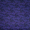 Traditional Polynesian Tapa Pattern Cotton Fabric - Red And Black Tapa Pattern, 36" X 45" (1 Yard)