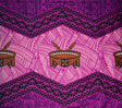 Traditional Tonga Tattoo Kava Bowl Center 100 Percent Cotton Fabric - Tattoo Border Print, 36" X 45" (1 Yard)