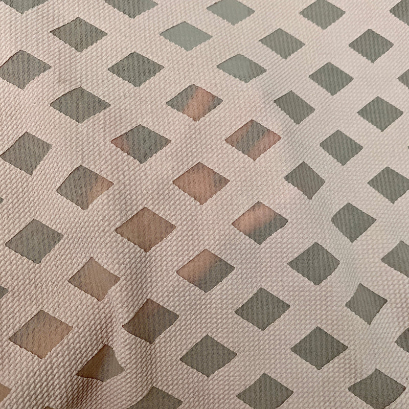 Stretch Diamond Pattern Knit