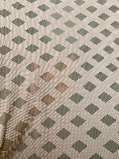 Stretch Diamond Pattern Knit