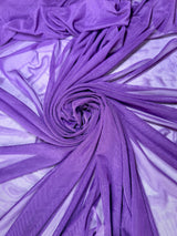 Purple 4-Way Stretch Power Mesh