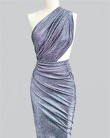 Silver Iridescent Stretch Metallic Lurex