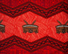 Cotton Fabric Traditional Tonga Tattoo Kava Bowl Center